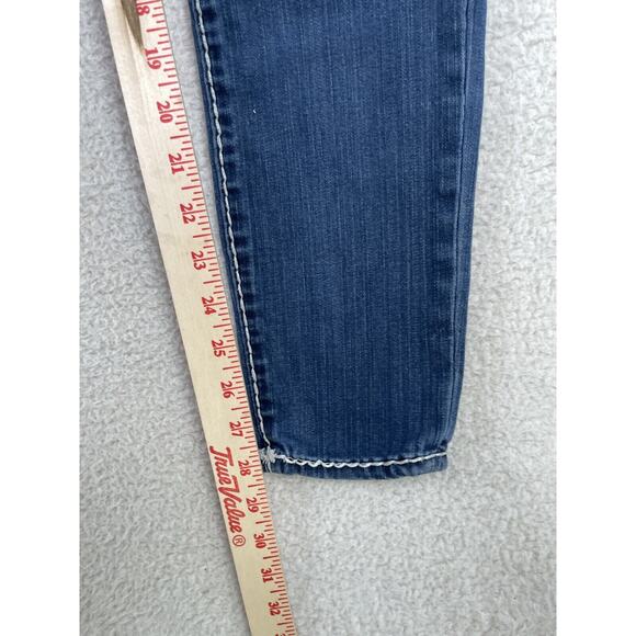 True Religion Jeans Womens 28 Jennie Curvy Low Rise Super Skinny READ/PUCKERING - Picture 6 of 16